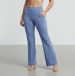 Tuff Athletics High Waisted Flare Leggings NWT